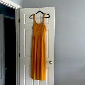 One of a kind mustard jumpsuit from Australia.